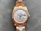 SKY-DWELLER ROSE GOLD 42 GREY DIAL