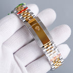 DATEJUST 41MM TWO-TONE WHITE DIAL JUBILEE BRACELET