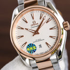 SEAMASTER AQUA TERRA 41MM ROSE GOLD CASE STEEL