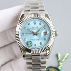 DATEJUST 41 STAINLESS STEEL CASE DIAMOND NUMERALS