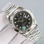 DATEJUST 41 STAINLESS STEEL CASE DIAMOND NUMERALS