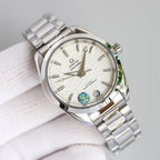 AQUA TERRA 150M CO-AXIAL 34MM STAINLESS STEEL CREAM DIAL