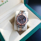 YACHT-MASTE EVEROSE GOLD BROWN DIAL