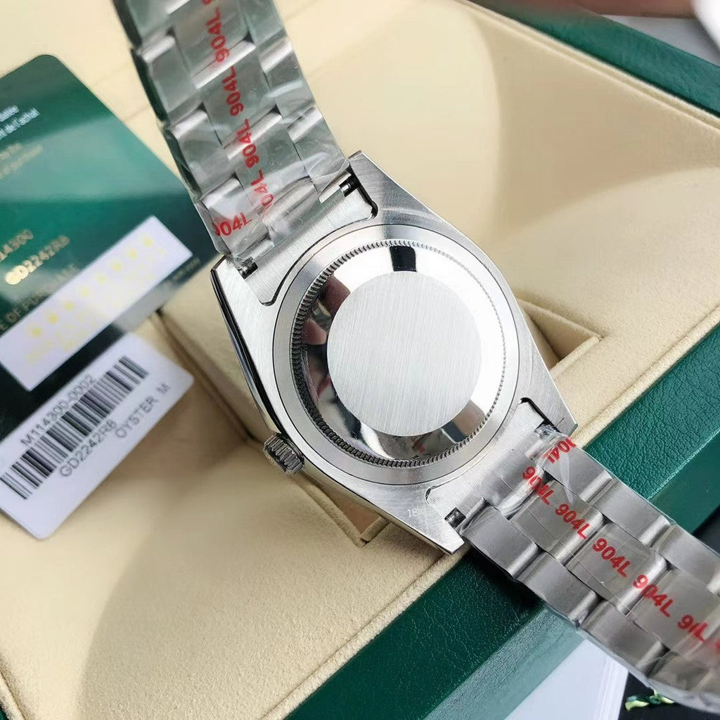 OYSTER PERPETUAL 41MM STAINLESS STEEL PURPLE DIAL