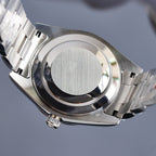 DATEJUST 41MM STEEL SMOOTH BEZEL DIAMOND NUMERALS