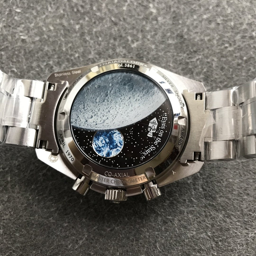 SPEEDMASTER SILVER SNOOPY STAINLESS STEEL