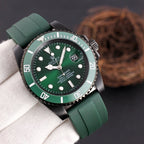 SUBMARINER DATE 40 BLACK CASE RUBBER STRAP