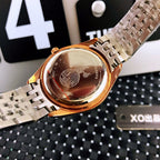 DE VILLE 33MM QUARTZ GOLD STEEL BLACK DIAL