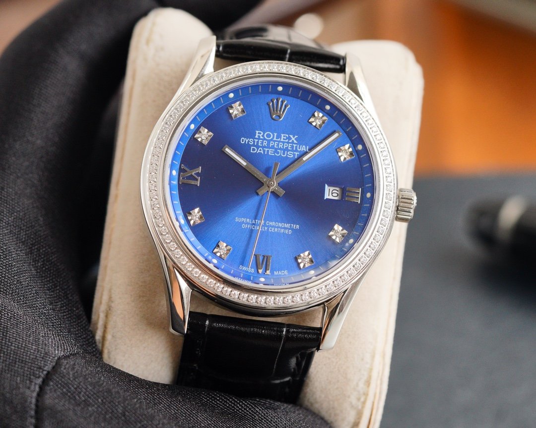 DATEJUST 41MM STEEL CASE DIAMOND NUMERALS