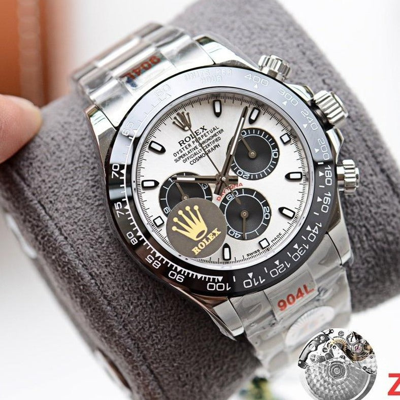 DAYTONA 40MM BLACK CERAMIC PANDA DIAL