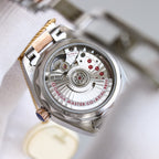 SEAMASTER CO-AXIAL 34MM ROSE GOLD STEEL DIAMOND BEZEL