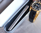 SUBMARINER DATE 40 STEEL CASE GOLD BLACK CERAMIC LEATHER