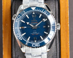 SEAMASTER PROFESSIONAL PLANET OCEAN 600M BLUE CERAMIC STEEL BRACELET