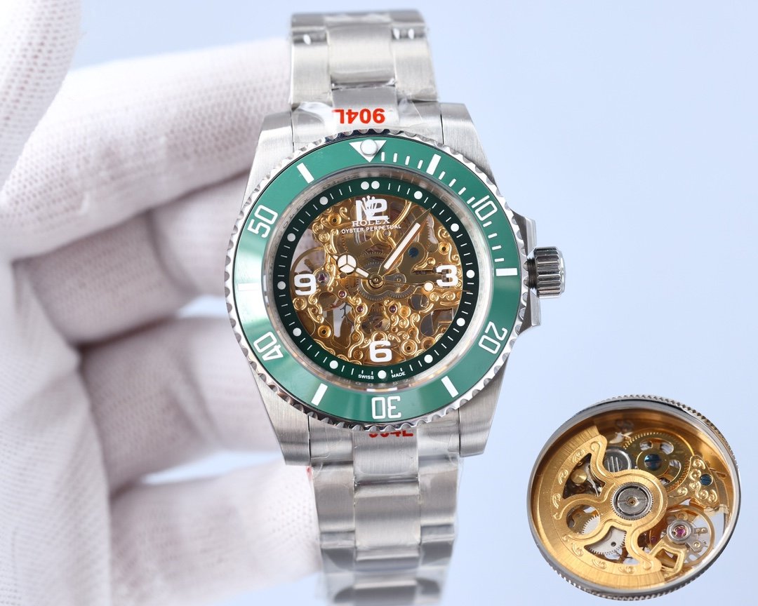 SUBMARINER DATE 40MM CUSTOM SKELETON DIAL