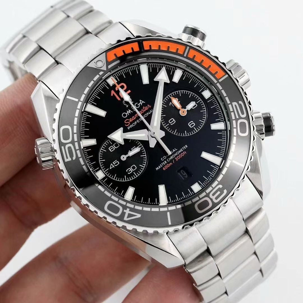 SEAMASTER PLANET OCEAN 600 CHRONOGRAPH ORANGE BLACK DIAL