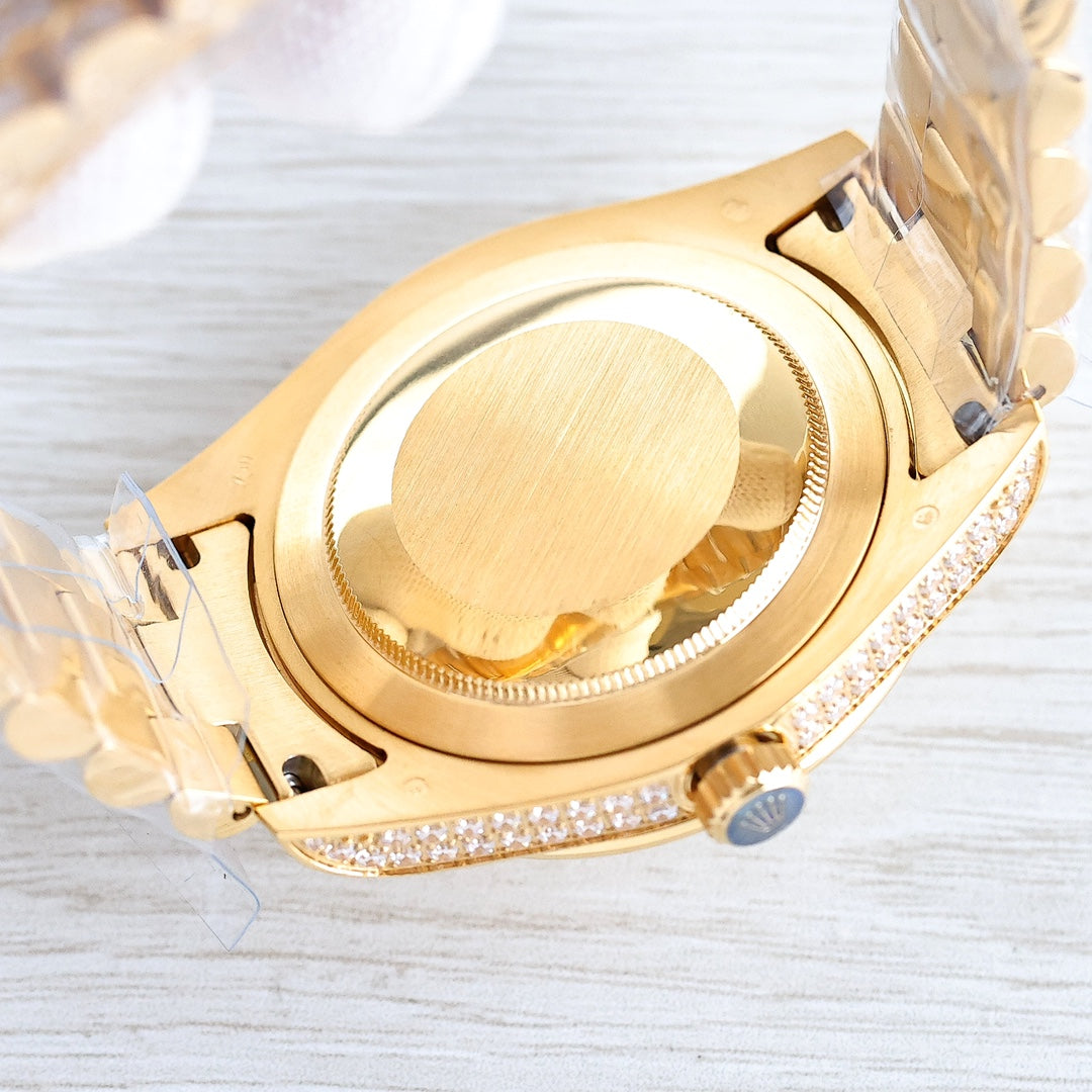 DAY-DATE 41 GOLD CUSTOM ALL DIAMOND