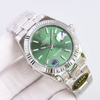 DATEJUST 41MM STEEL CASE GREEN DIAL