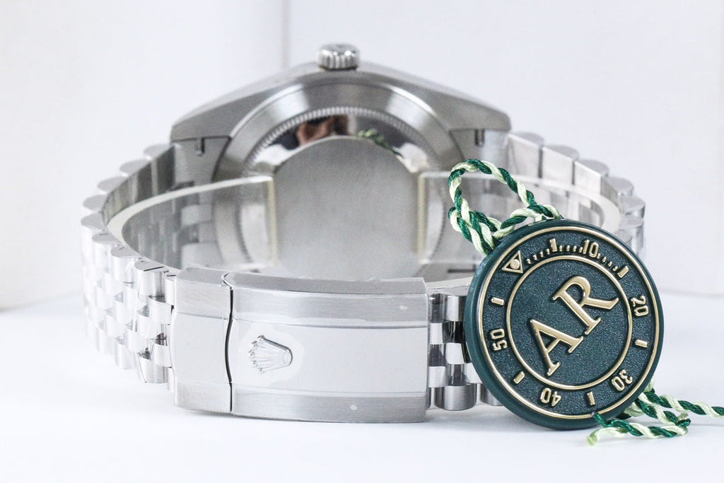 DATEJUST 41 GREY DIAL SILVER CASE