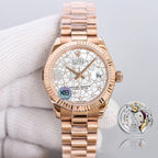 DATEJUST 31 PINK GOLDGREY DIAL