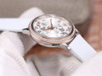 DE VILLE PRESTIGE 32 ROSE GOLD DIAMOND BEZEL WHITE DIAL