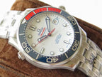 SEAMASTER COMMANDER WHITE DIAL STEEL STRAP