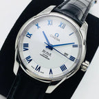 DEVILLE HOUR VISION CO-AXIAL WHITE DIAL LEATHER