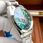 SEAMASTER AQUA TERRA 150M WORLDTIMER GREEN DIAL