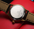 DEVILLE PRESTIGE 27MM QUARTZ LEATHER STRAP