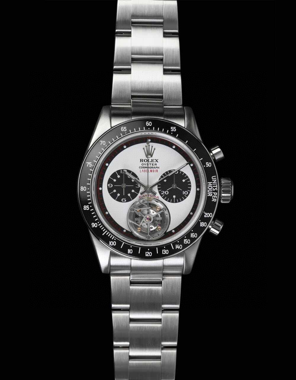 DAYTONA LABEL NOIR BLACK CERAMIC TOURBILLON
