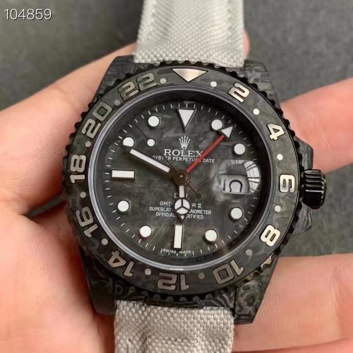 GMT-MASTER II CUSTOM CARBON GREY